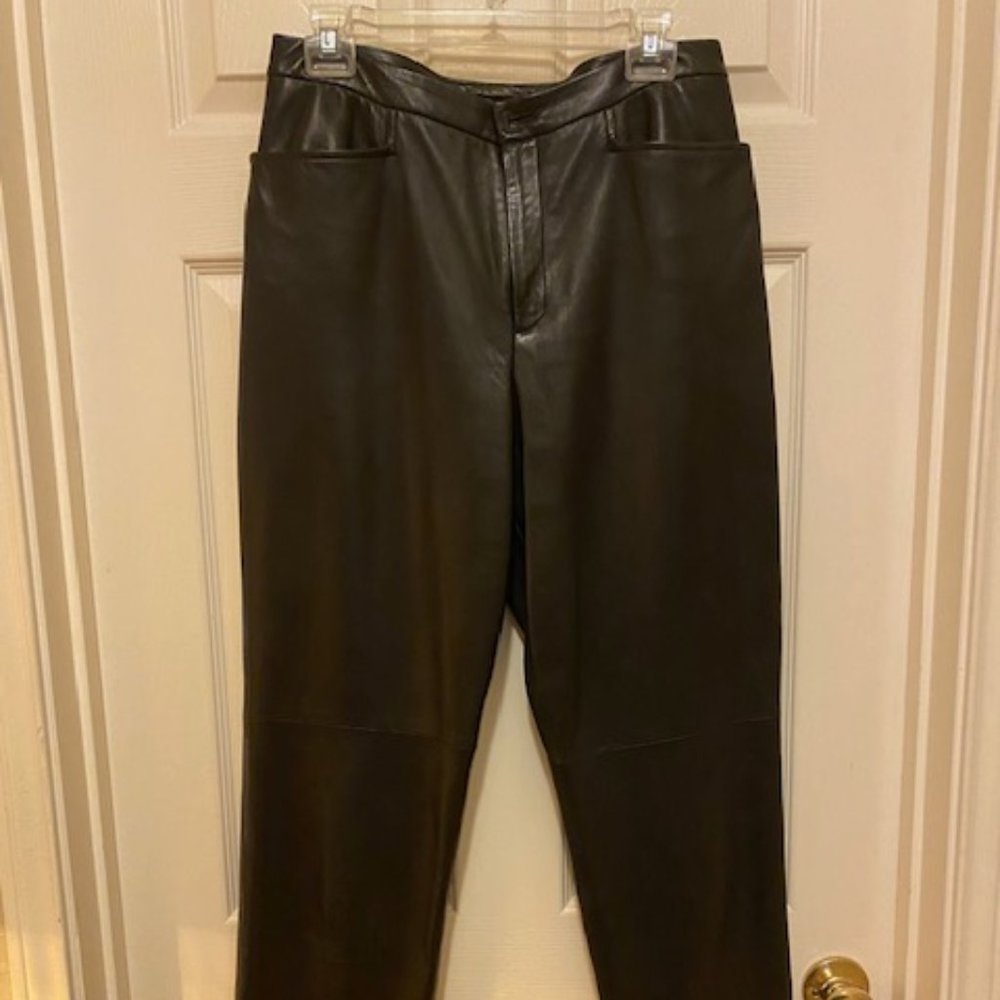 Leather Pants - Black